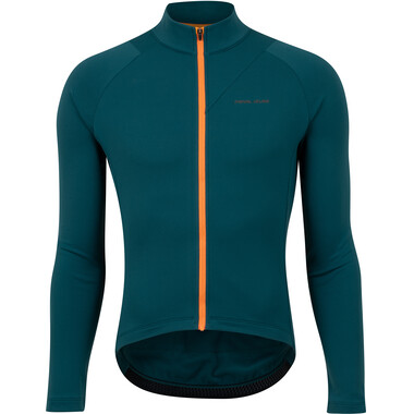 PEARL iZUMi Attack THERMAL Long-Sleeved Jersey Green/Orange 0